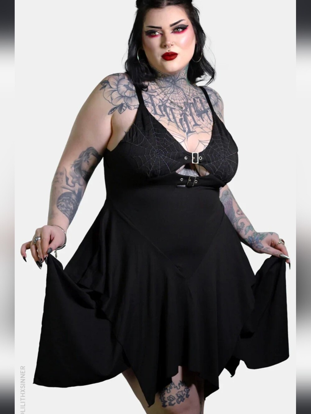 Forest Ink Venom Mini Dress XL
